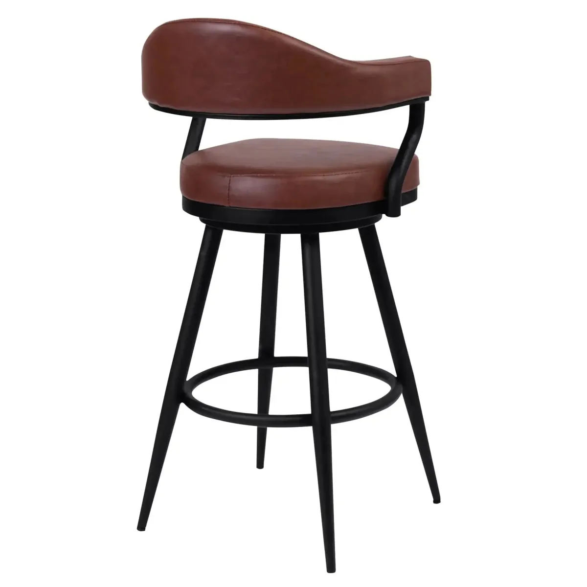 Mor Furniture Barstools|Justin Barstool In Vintage Coffee Brown, 30 Inch