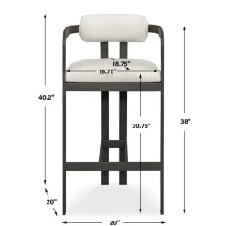 Mor Furniture Barstools|Kalmar Outdoor Barstool In Black