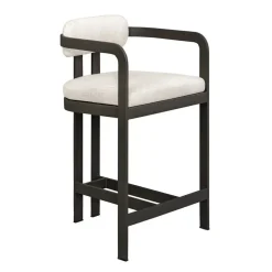 Mor Furniture Counter Height Stools|Barstools|Kalmar Outdoor Counter Height Stool In Black