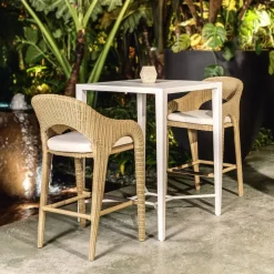 Mor Furniture Counter Height Stools|Barstools|Kavali Outdoor Counter Height Stool In Honey