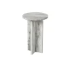 Mor Furniture Accent Tables|Keithwell Round Accent Table In Gray & White