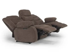 Mor Furniture Living Room Sets|Kelsey Power Sofa & Loveseat In Light Brown