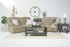 Mor Furniture Sofas|Kelsey Power Sofa In Brown