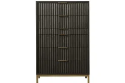 Mor Furniture Dressers & Chests|Kentfield Chest In Black Drifted Oak