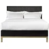 Mor Furniture Beds|Kentfield Platform Bed In Black Drifted Oak, Full