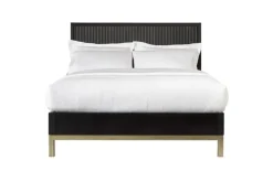 Mor Furniture Beds|Kentfield Platform Bed In Black Drifted Oak, Full