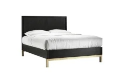 Mor Furniture Beds|Kentfield Platform Bed In Black Drifted Oak, Full