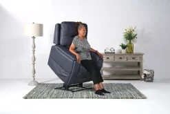 Mor Furniture Lift Chairs|Recliners|Kingston 2 Power Lift Chair In Canyon Steel