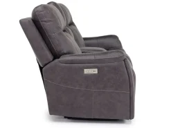 Mor Furniture Loveseats|Kingston 3 Power Theater Console Loveseat W/ Immersive Sound In Canyon Ocean