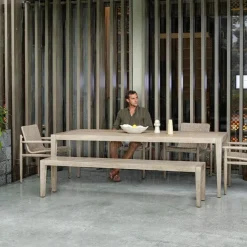Mor Furniture Outdoor Dining Tables|Kirkham Outdoor Dining Table In Brown