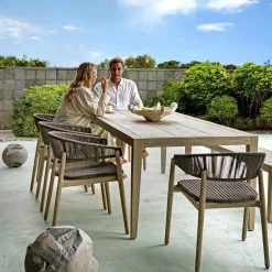Mor Furniture Outdoor Dining Tables|Kirkham Outdoor Dining Table In Brown
