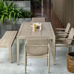 Mor Furniture Outdoor Dining Tables|Kirkham Outdoor Dining Table In Brown