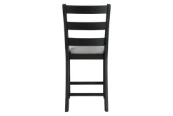 Mor Furniture Seating For 4|Dining Room Sets|Kona Square Counter Height Dining Table & 4 Stools In Gray