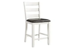 Mor Furniture Seating For 4|Dining Room Sets|Kona Square Counter Height Dining Table & 4 Stools In Gray