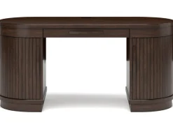 Mor Furniture Desks|Korestone Office Desk In Warm Brown