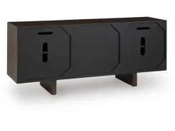 Mor Furniture Media Consoles & Hutches|Tv Stands|Kydler Media Console In Medium Brown