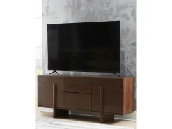 Mor Furniture Media Consoles & Hutches|Tv Stands|Kydler Media Console In Medium Brown