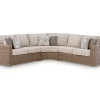 Mor Furniture Outdoor Sectionals|Laguna Heights Outdoor 3 Piece Sectional In Beige