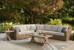 Mor Furniture Outdoor Sectionals|Laguna Heights Outdoor 4 Piece Sectional In Beige