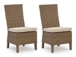 Mor Furniture Outdoor Dining Chairs|Laguna Heights Outdoor Side Chair In Beige, Set Of 2