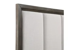 Mor Furniture Upholstered Beds|Beds|Landon Upholstered Panel Bed In Walnut, Queen