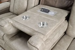 Mor Furniture Reclining Sofas|Sofas|Lantana 2 Power Sofa In Rocky Gray/Brown