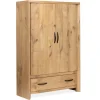 Mor Furniture Armoires|Laramie Armoire In Honey Wheat