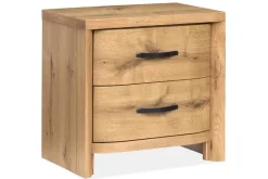 Mor Furniture Bedroom Sets|Laramie Panel Bed, Dresser, Mirror & 2 Drawer Nightstand In Honey Wheat, Queen