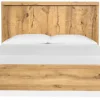 Mor Furniture Beds|Laramie Panel Bed In Honey Wheat, Queen
