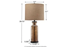 Mor Furniture Shop All Lighting & Lamps|Office Lighting|Laurentia Table Lamp In Champagne