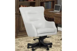 Mor Furniture Desk Chairs|Leather Office Desk Chair In Alabaster Brown
