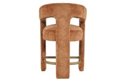 Mor Furniture Counter Height Stools|Barstools|Leslie Upholstered Counter Height Stool In Rust