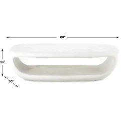 Mor Furniture Outdoor Coffee Tables|Leyton Outdoor Coffee Table In White