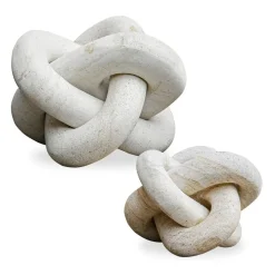 Mor Furniture Sculptures|Limestone Link Sculpture, Set Of 2