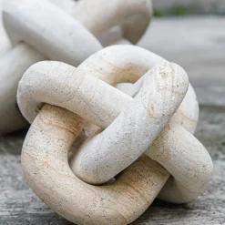 Mor Furniture Sculptures|Limestone Link Sculpture, Set Of 2