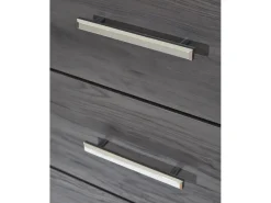 Mor Furniture Bedroom Sets|Lodanna Panel Bed, Dresser, Mirror & Nightstand In Gray