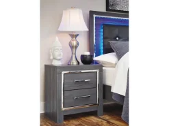 Mor Furniture Bedroom Sets|Lodanna Panel Bed, Dresser, Mirror & Nightstand In Gray