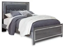 Mor Furniture Beds|Lodanna Panel Bed In Gray, Full