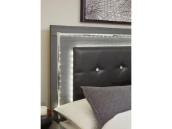 Mor Furniture Storage Beds|Beds|Lodanna Panel Bed W/ Storage In Gray, Full