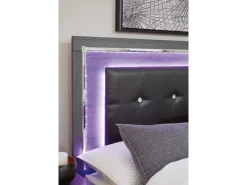 Mor Furniture Storage Beds|Beds|Lodanna Panel Bed W/ Storage In Gray, Full