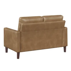 Mor Furniture Loveseats|Lois Loveseat In Camel Brown