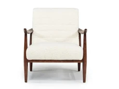 Mor Furniture Chairs|Louise Accent Chair In Sherpa Gray