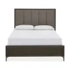 Mor Furniture Upholstered Beds|Beds|Lucerne Upholstered Panel Bed In Vintage Coffee, Queen