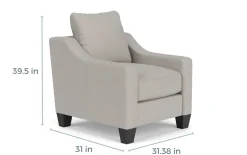 Mor Furniture Chairs|Lucy Chair In Splash Charcoal