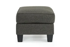 Mor Furniture Ottomans|Lucy Ottoman In Splash Linen
