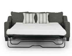 Mor Furniture Sleeper Sofas|Sofas|Lucy Queen Sleeper Sofa W/ Mattress In Splash Charcoal