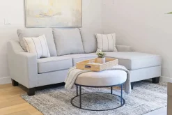 Mor Furniture Sofas|Lucy Reversible Sofa Chaise In Splash Charcoal