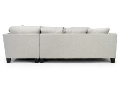 Mor Furniture Sleeper Sofas|Sectionals|Lucy Tux Queen Sleeper Sectional W/ Mattress In Splash Charcoal, Left Facing