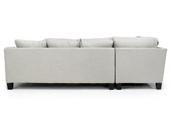 Mor Furniture Sleeper Sofas|Sectionals|Lucy Tux Queen Sleeper Sectional In Splash Linen, Right Facing