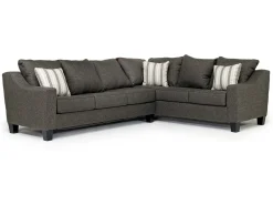 Mor Furniture Sleeper Sofas|Sectionals|Lucy Tux Queen Sleeper Sectional In Splash Linen, Right Facing